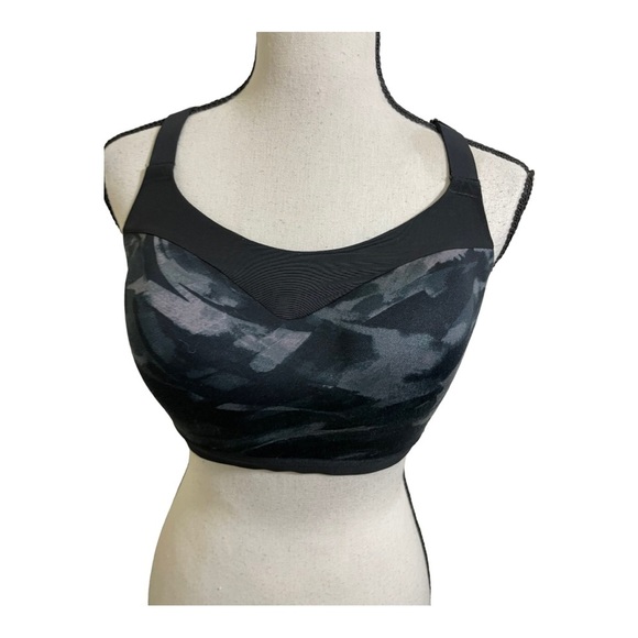 Victoria's Secret 36d Black On Point Incredible Sports Bra adjustable straps - Picture 2 of 8